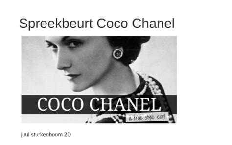 spreekbeurt Coco Chanel by Juul Sturkenboom on Prezi